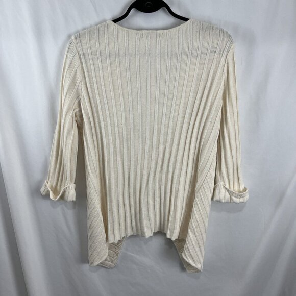 Parkhurst Cotton Cream Cardigan Womens Size S - Picture 7 of 10